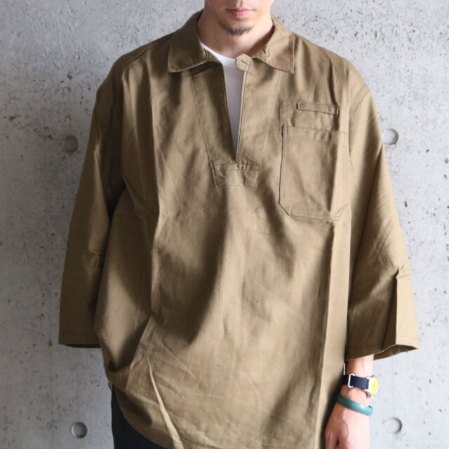 DEAD STOCK,MILITARY,チェコ軍,ワークシャツ,シャツ