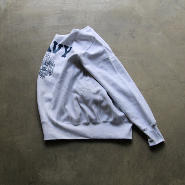 dead stock,CHAMPION,REVERSE WEAVE,USNA OFFICIAL PRINT,CREW NECK SWAET