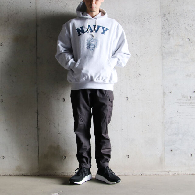 dead stock,CHAMPION,REVERSE WEAVE,USNA OFFICIAL PRINT,SWAET PARKA