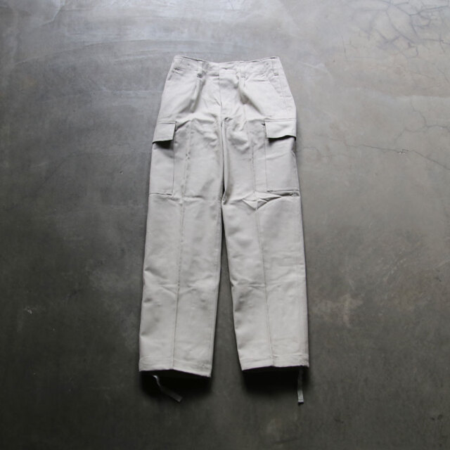 DEAD STOCK MILITARY,90s, GERMAN ARMY MOLESKIN CARGO PANTS