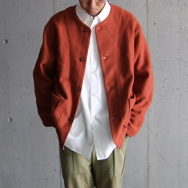 EEL PRODUCTS (イール プロダクツ) E23171 [Mushroom Jacket / マッシュルームジャケット] ノーカラージャケット