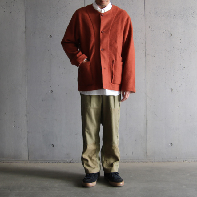 EEL PRODUCTS (イール プロダクツ) E23171 [Mushroom Jacket / マッシュルームジャケット] ノーカラージャケット