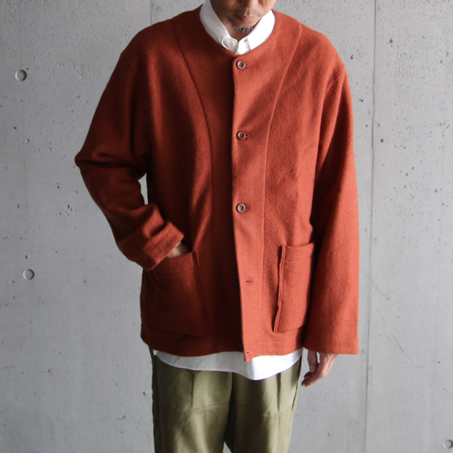 EEL PRODUCTS (イール プロダクツ) E23171 [Mushroom Jacket / マッシュルームジャケット] ノーカラージャケット