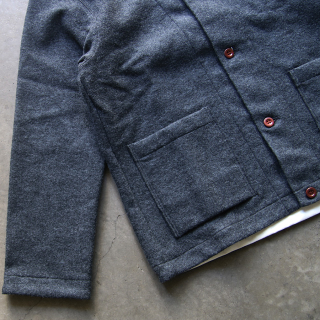 EEL PRODUCTS (イール プロダクツ) E23171 [Mushroom Jacket / マッシュルームジャケット] ノーカラージャケット