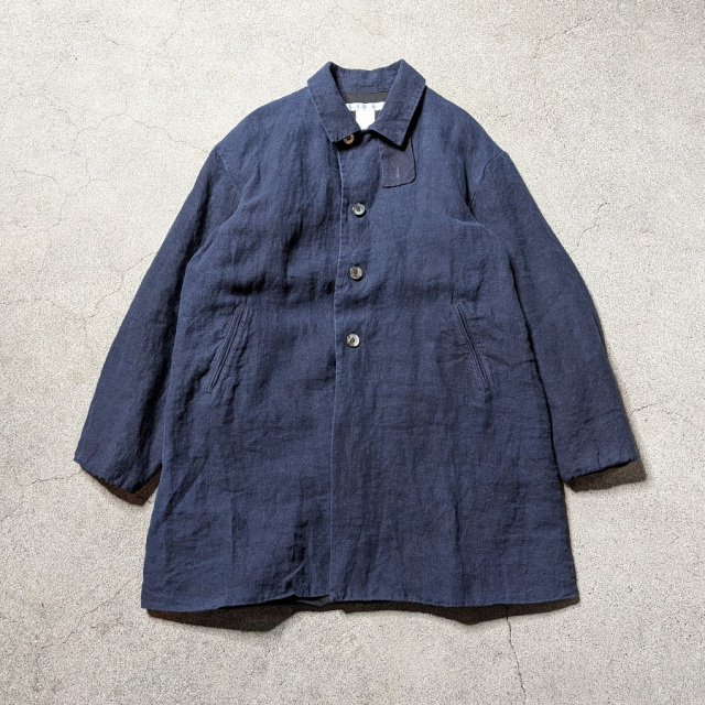 EEL イール サクラコート S　インディゴリネン　poefu EEL PRODUCTS (イール プロダクツ) E-26105FSV [SAKURA COAT ai wo