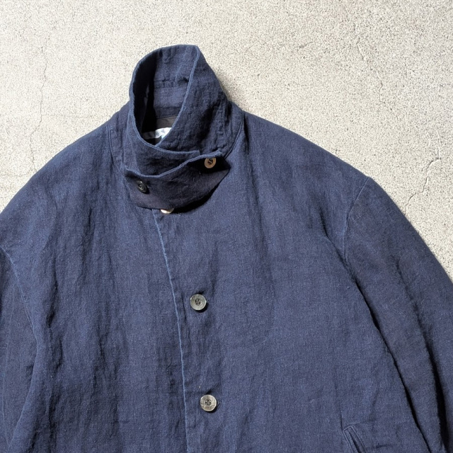 EEL イール サクラコート S　インディゴリネン　poefu EEL PRODUCTS (イール プロダクツ) E-26105FSV [SAKURA COAT ai wo