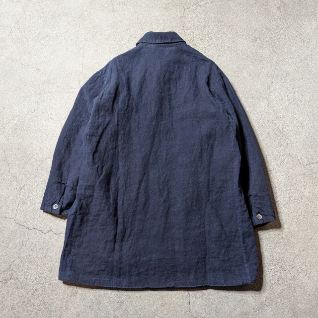 EEL イール サクラコート S　インディゴリネン　poefu EEL PRODUCTS (イール プロダクツ) E-26105FSV [SAKURA COAT ai wo