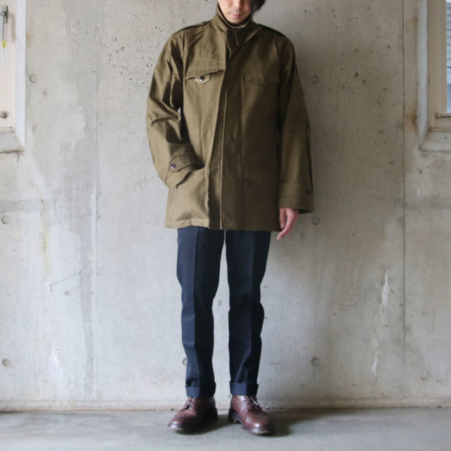 DEAD STOCK,MILITARY,フランス軍,M47ジャケット,ミリタリーウエア　コーディネート,40代ファッション,ユニセックス