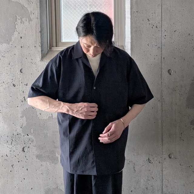 flistfia,フリストフィア,OPEN COLLAR S/S SHIRTS,flistfia 通販,flistfia 東京取り扱い店舗