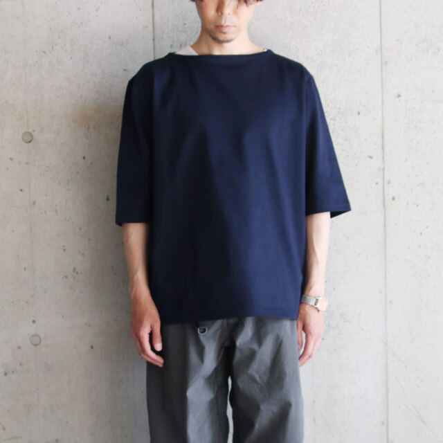 FLISTFIA,フリストフィア,1/2 Sleeve Side Slit Boat Neck