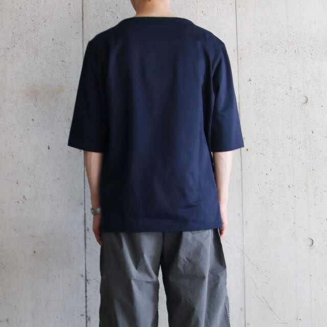 FLISTFIA,フリストフィア,1/2 Sleeve Side Slit Boat Neck