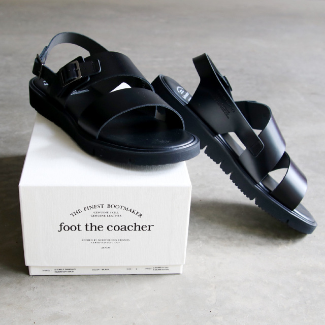 foot the coacher,フットザコーチャー,SS BELT SANDALS,レザーサンダル