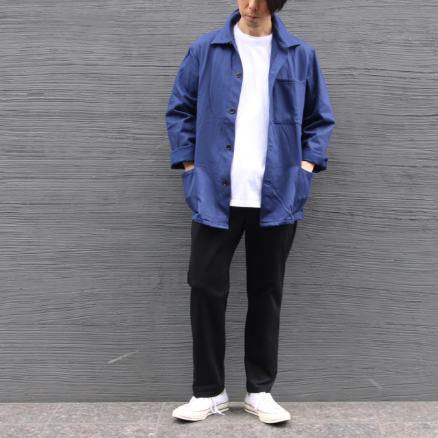 DEAD STOCK,MILITARY,イタリア軍,コットン,ツイル,ワークカバーオール,ITALIAN ARMY COTTON TWILL WORK COVERALL