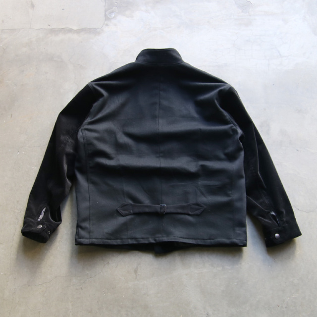 ink リメイクライダースジャケット ink ライダースジャケットミリタリー再構築ジャケット