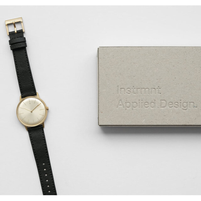 INSTRMNT (インストゥルメント) [DRESS WATCH] レザーベルト 腕時計