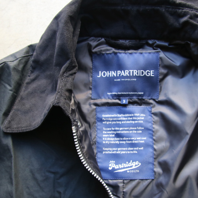 JOHN PARTRIDGE,ジョン パートリッジ,yokeデザイナー ,寺田典夫氏,OVERSIZED COVERALL JACKET,ワックスドコットン, Barbour,バブアー