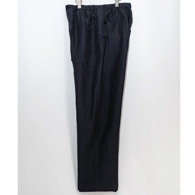 Jipijapa,ヒピハパ,majun plus,マジュンプラス,加賀　清一氏,パッチポケットイージーパンツ(キュプラリネンコットン)