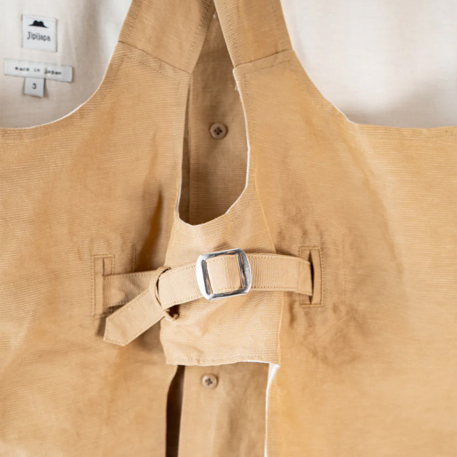 Jipijapa,ヒピハパ,majun plus,マジュンプラス,加賀　清一氏,タクティカルベスト(キュプラリネンコットン)