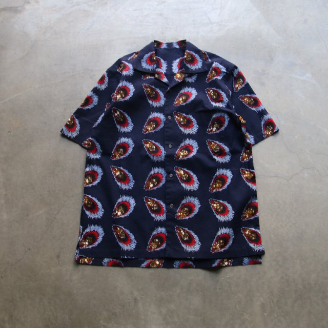 Kanga (カンガ) SHORT SLEEVE SHIRT / KA017 / アフリカンバティック S