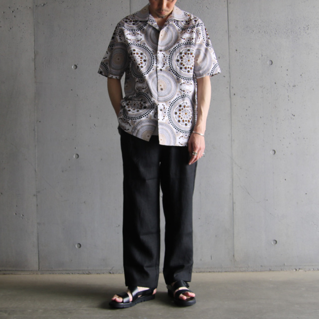 Kanga (カンガ) SHORT SLEEVE SHIRT / KA017 / アフリカンバティック S