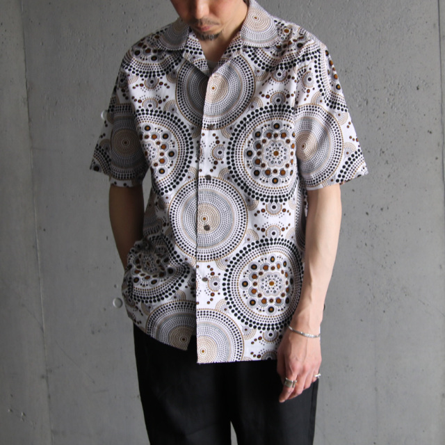 Kanga (カンガ) SHORT SLEEVE SHIRT / KA017 / アフリカンバティック S