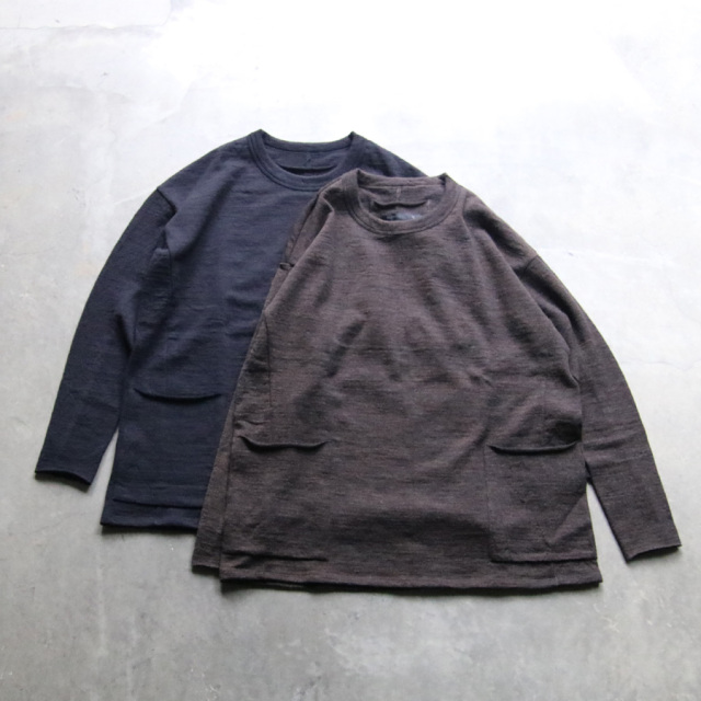 klasica,クラシカ,DOZE,SIDE POCKET WIDE BODY PULL OVER,HOUND TOOTH JACQUARD JERSEY,ポケット付きセーター