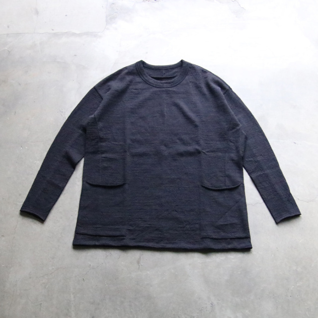 klasica,クラシカ,DOZE,SIDE POCKET WIDE BODY PULL OVER,HOUND TOOTH JACQUARD JERSEY,ポケット付きセーター