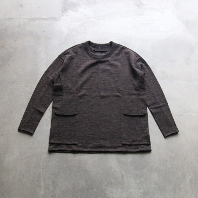 klasica,クラシカ,DOZE,SIDE POCKET WIDE BODY PULL OVER,HOUND TOOTH JACQUARD JERSEY,ポケット付きセーター