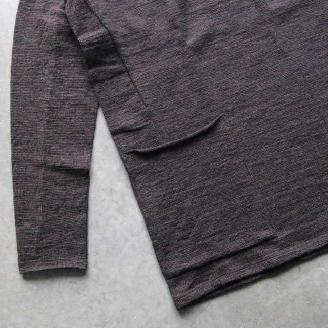 klasica,クラシカ,DOZE,SIDE POCKET WIDE BODY PULL OVER,HOUND TOOTH JACQUARD JERSEY,ポケット付きセーター