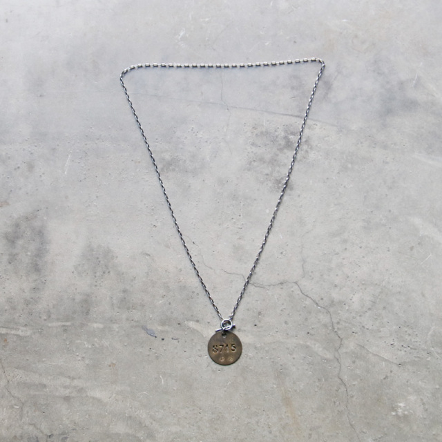 KLASICA (クラシカ) [GLOVER NC] BRASS × SILVER BROCANTE NECKLACE