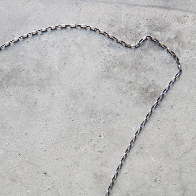 KLASICA (クラシカ) [GLOVER NC] BRASS × SILVER BROCANTE NECKLACE