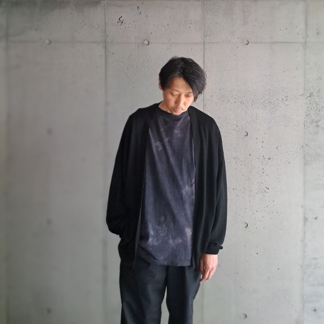 KLASICA (クラシカ) [HAZE] LOOSE FIT HAND DYED TEE / KYOTO SOME