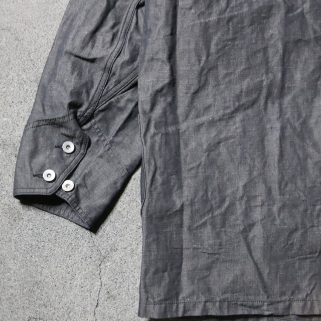 KLASICA ロングリネンシャツ KLASICA (クラシカ) [ LONG WOOD 9.7 ] 9.7oz COTTON x LINEN