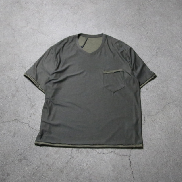 KLASICA 通販,KLASICA 東京取り扱い店舗,KLASICA,クラシカ,PAPER V,WOOL Tシャツ,VネックTシャツ