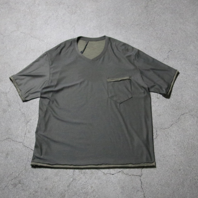 KLASICA 通販,KLASICA 東京取り扱い店舗,KLASICA,クラシカ,PAPER V,WOOL Tシャツ,VネックTシャツ