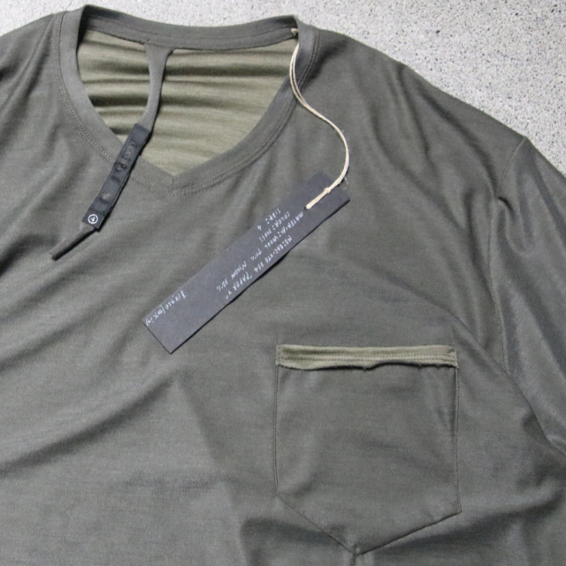 KLASICA 通販,KLASICA 東京取り扱い店舗,KLASICA,クラシカ,PAPER V,WOOL Tシャツ,VネックTシャツ
