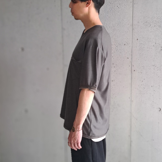 KLASICA 通販,KLASICA 東京取り扱い店舗,KLASICA,クラシカ,PAPER V,WOOL Tシャツ,VネックTシャツ