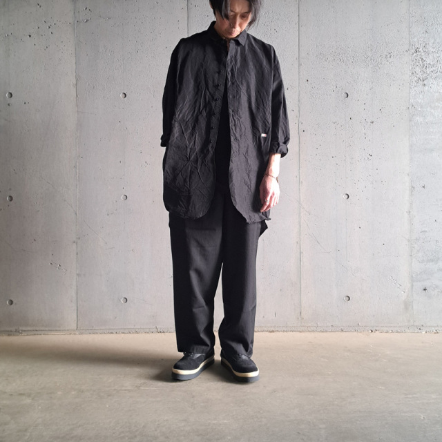 KLASICA (クラシカ) [SH-039 HD] OVER SIZED SHORT COLLAR SHIRTS