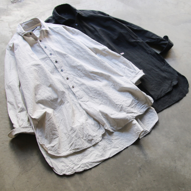 klasica,クラシカ,SH-039,OVER SIZED SHIRTS,hand dye type writer,23c-sh-039-tw