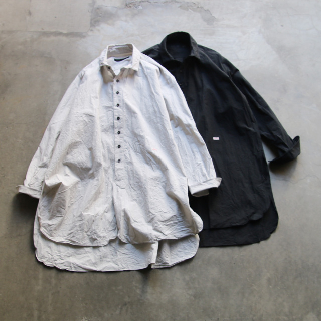 klasica,クラシカ,SH-039,OVER SIZED SHIRTS,hand dye type writer,23c-sh-039-tw