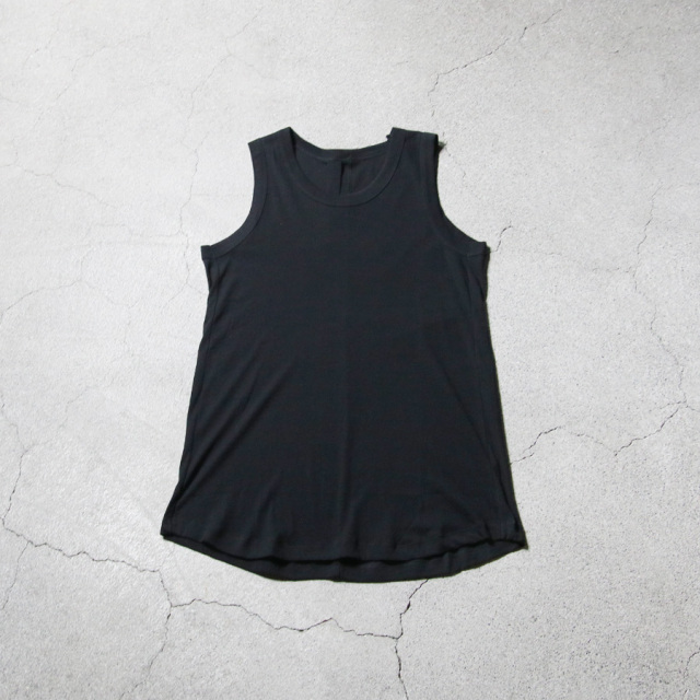 SHISHIKUI scala タンクトップ ブラック KLASICA (クラシカ) [SUD] / 60/1 HIGH TWISETED DRY COTTON FRAISE