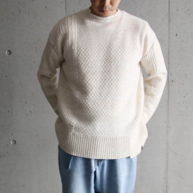 klasica,クラシカ,transit,セーター,hand flame,メリノウール