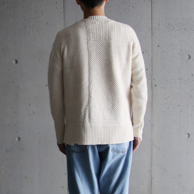 klasica,クラシカ,transit,セーター,hand flame,メリノウール