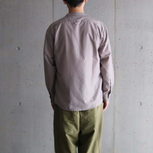 LAMOND,ラモンド,LM-S-085-C/P,BAND COLLAR TUMBLER SHIRTS JACKET
