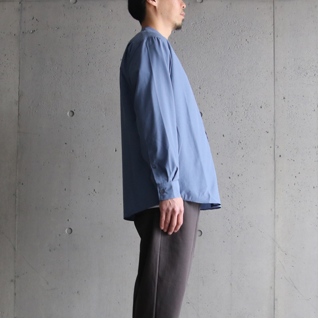 LAMOND,ラモンド,LM-S-085-C/P,BAND COLLAR TUMBLER SHIRTS JACKET