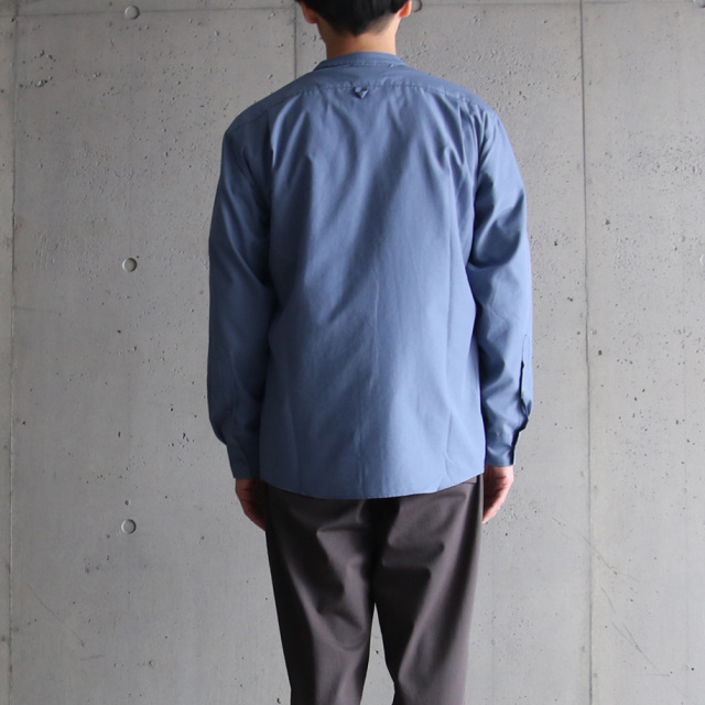 LAMOND,ラモンド,LM-S-085-C/P,BAND COLLAR TUMBLER SHIRTS JACKET