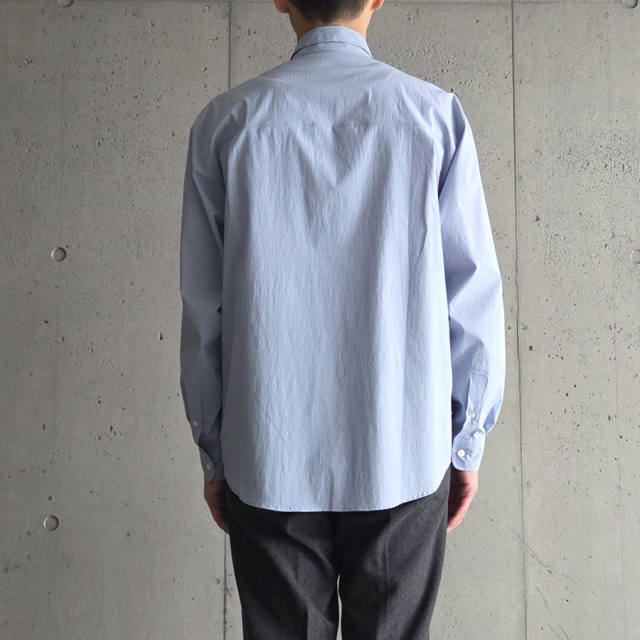 LAMOND,ラモンド,LAMOND 東京取り扱い店舗, lm-s-077-ct, cottony creased shirts
