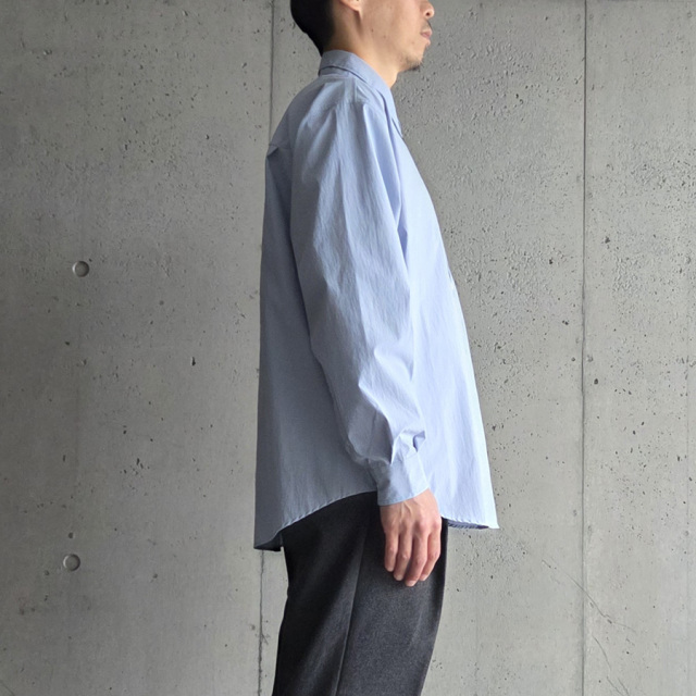 LAMOND,ラモンド,LAMOND 東京取り扱い店舗, lm-s-077-ct, cottony creased shirts