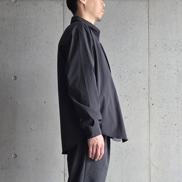 LAMOND,ラモンド,LAMOND 東京取り扱い店舗, lm-s-077-ct, cottony creased shirts