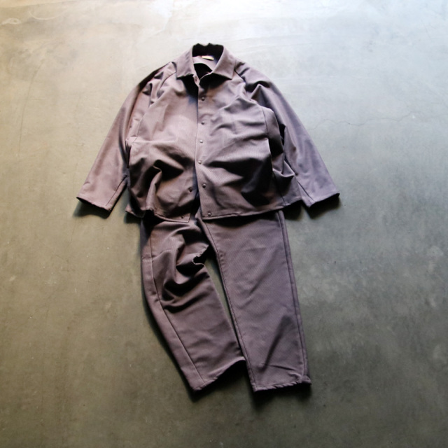 LAMOND,LA MOND,ラモンド,corduroy snap jacket,set up.セットアップ,コーチジャケット